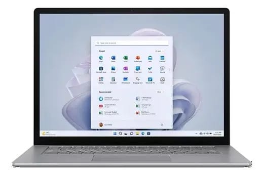 Notebook Microsoft Surface Surface Laptop 5 RBG-00001 Prata 13.5" 2256 px x 1504 px Intel 1255U 16GB de Ram