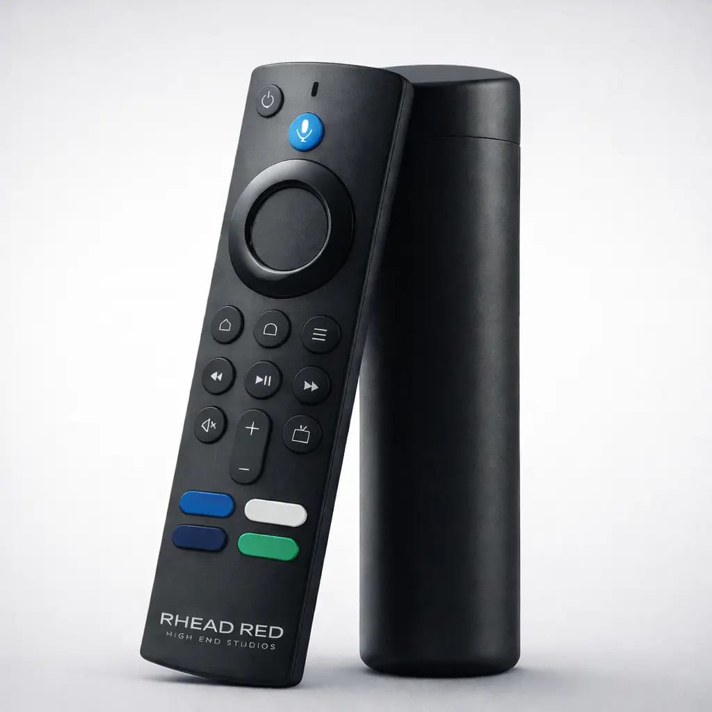 Controle Remoto Com Voz Tv Smart Compativel Amazon Fire Tv Lite Fire Stick 4k Cor Preto