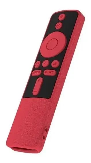 Capa de controle remoto Xiaomi Mi Box S Mi TV Stick 4k vermelho-preta