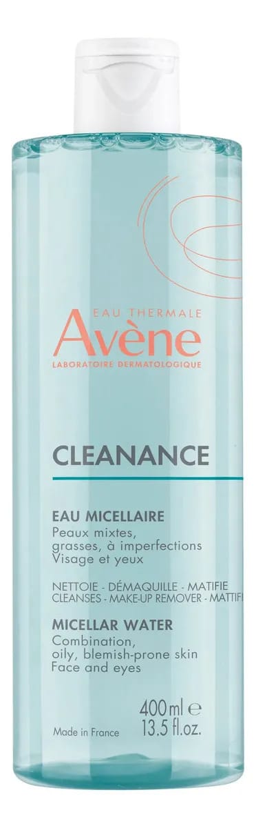 Água Micelar Cleanance Removedor 400ml Avène