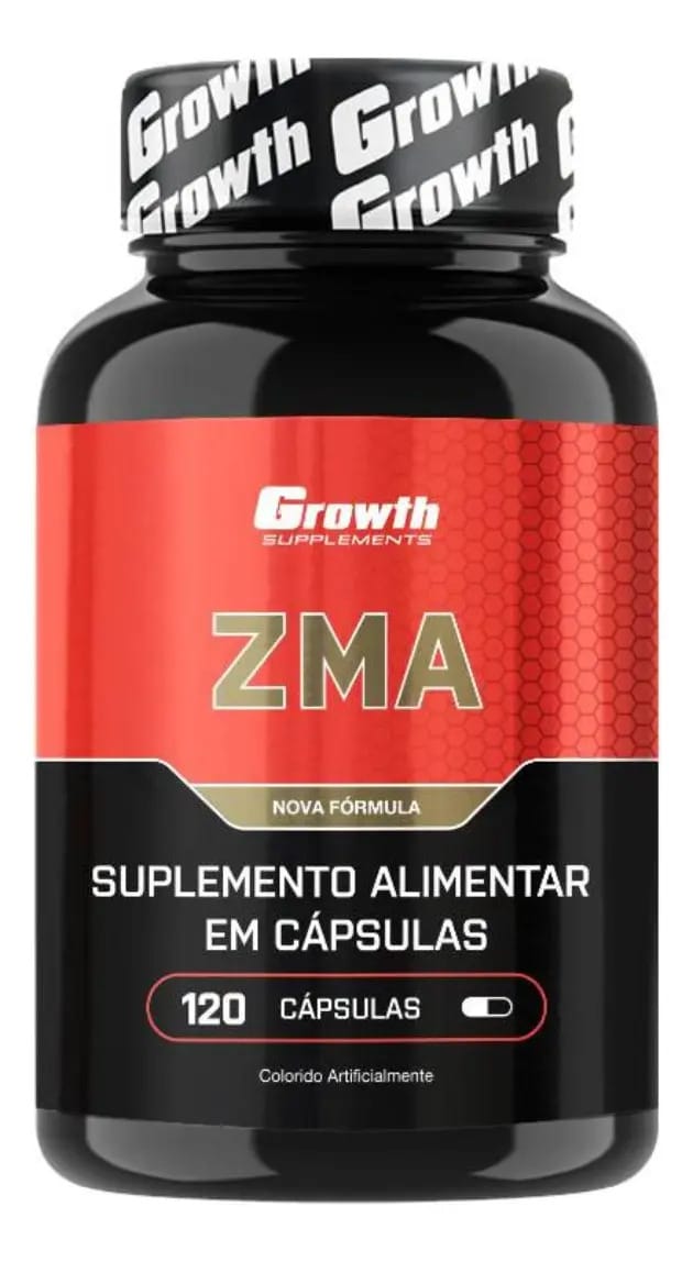 Zma 120 Cápsulas - Growth Supplements Sabor Sem Sabor