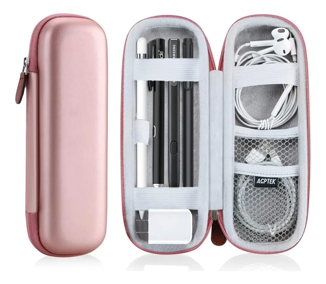 Estojo Apple Pencil, Samsung Stylus, Caneta iPad Pro | Rosa