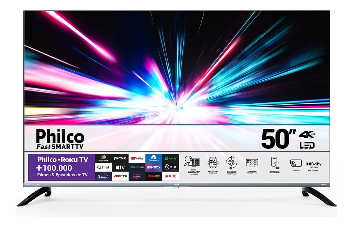 Aoc Roku Smart 50 PTV50G70R2CSGBL 50" LED 4K