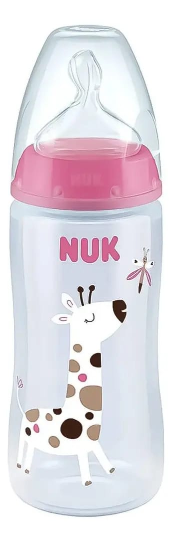 Mamadeira Nuk First Choice Controle De Temperatura Girl 6m
