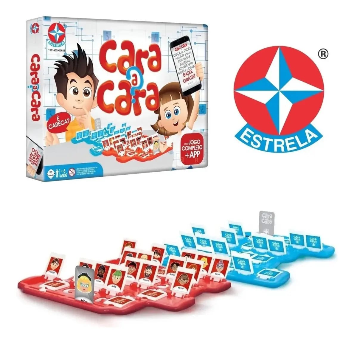 Jogo Tabuleiro Cara A Cara Com App Da Estrela Brinquedo