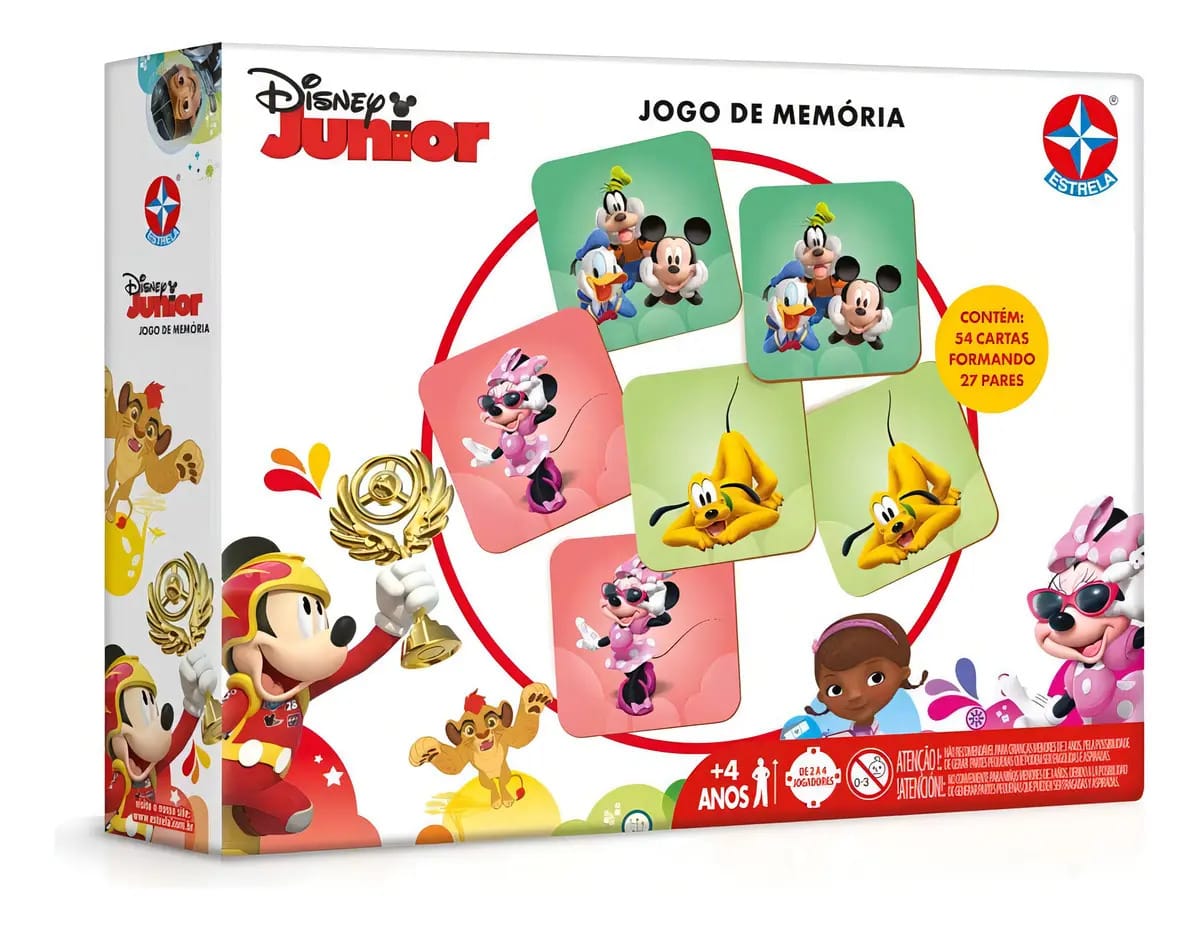 Jogo Da Memória Disney Junior - Estrela