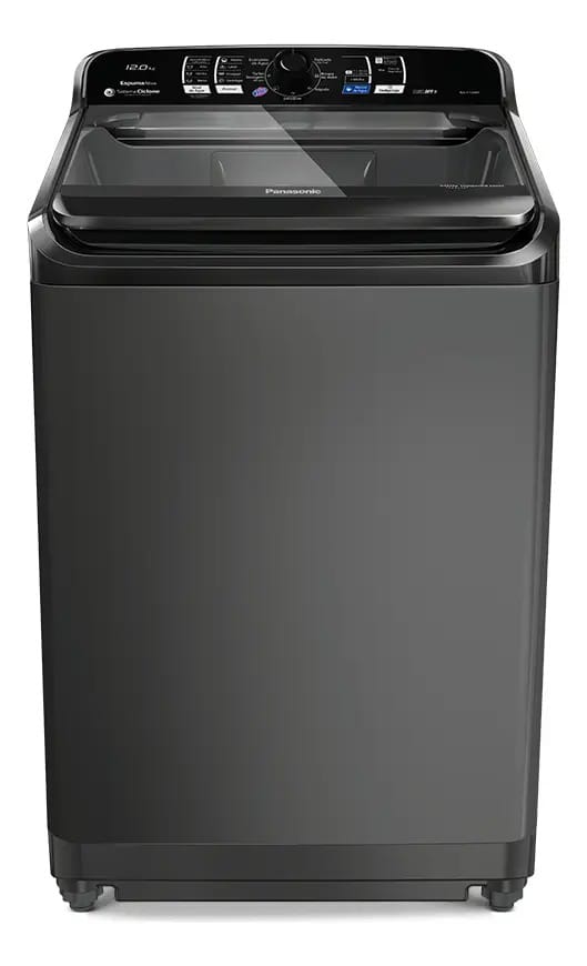 Lavadora de roupas Panasonic 12Kg função vanish titânio F120 220 Volts