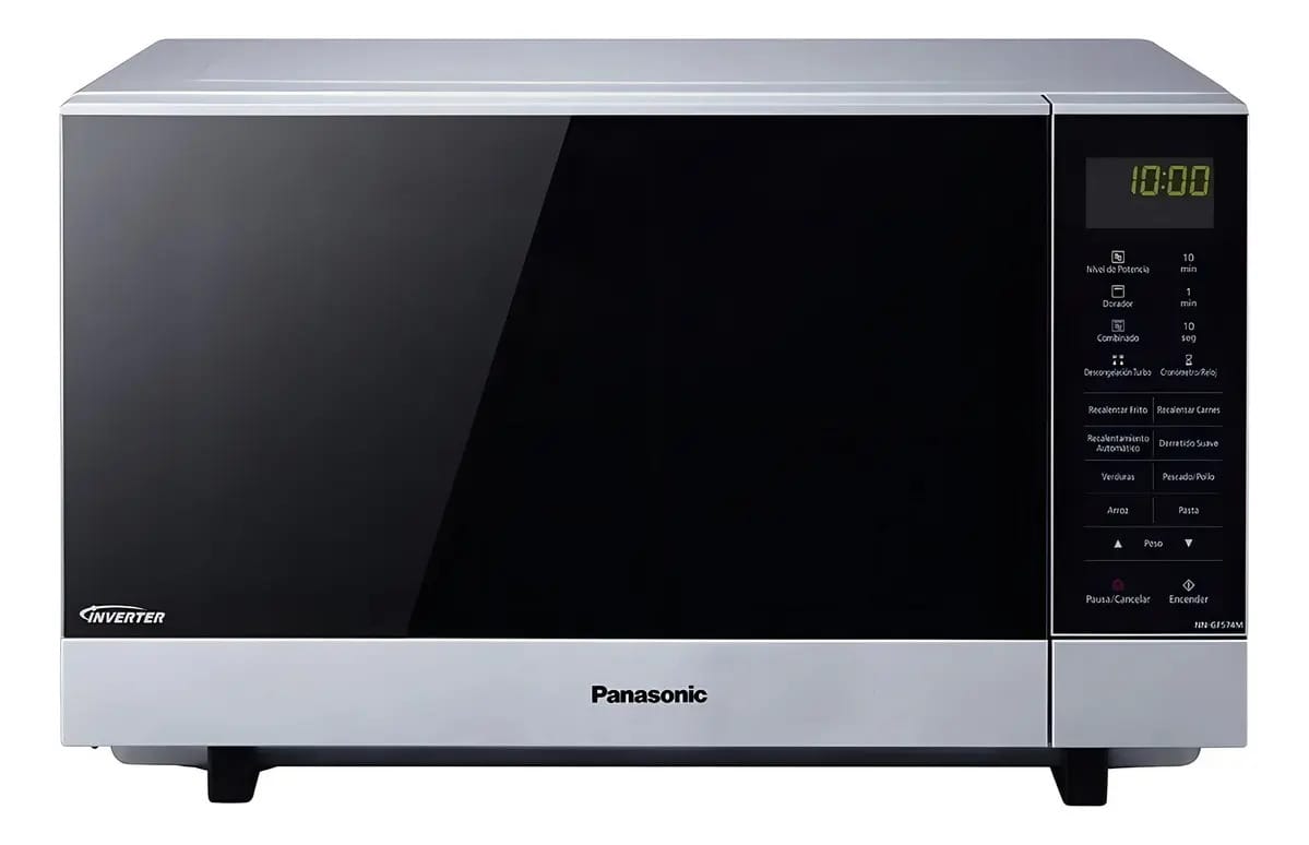Microondas Panasonic NN-GF574MRPH 27l 22 Funções com Churrasqueira