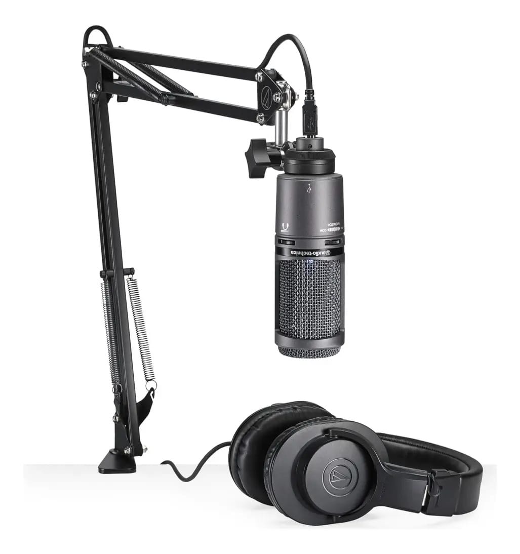 Microfone cardióide Audio-technica At2020 XLR cor preto