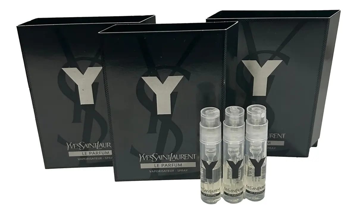 Conjunto de perfume Yves Saint Laurent Ysl Y Men Le Parfum de 1,2 ml
