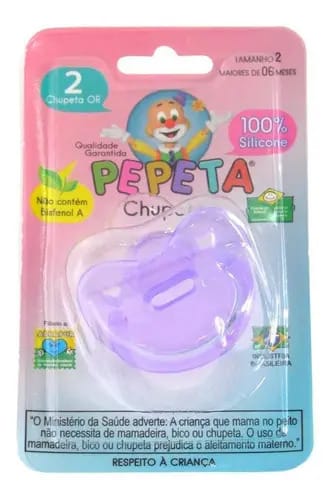 Chupeta Silicone Kuka/peteta Fase 2 Roxo