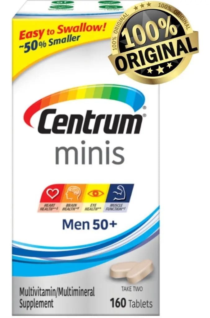 Centrum Minis Men 50+ Multivitamínico Importado 160 Tablets