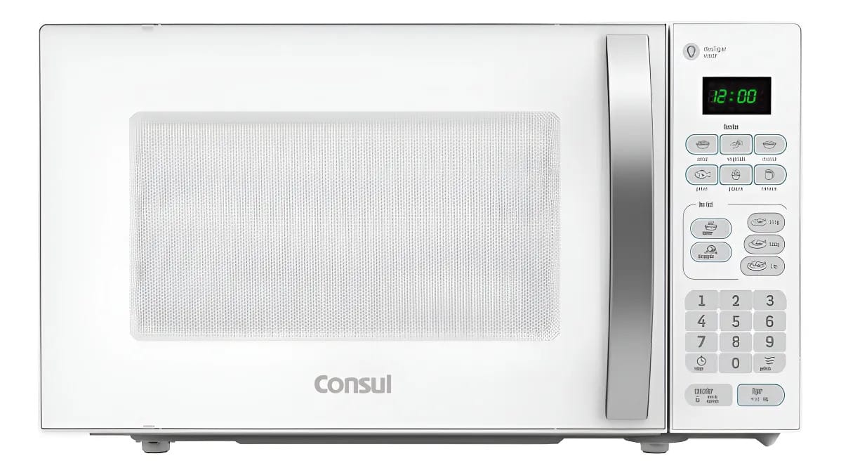 Micro Ondas 20 Litros 10 Níveis De Potência Cma20bb Consul Cor Branco