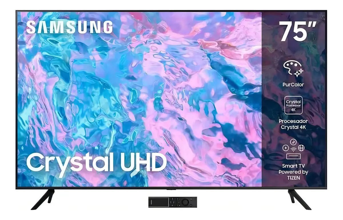 Samsung Crystal UHD DU8000 un75cu7000f 75" LED 4K