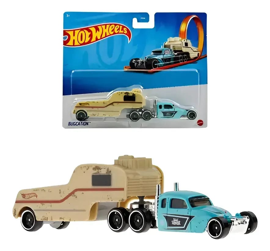 Caminhão Track Fleet Bugcation Hot Wheels Caminhão Aventuras