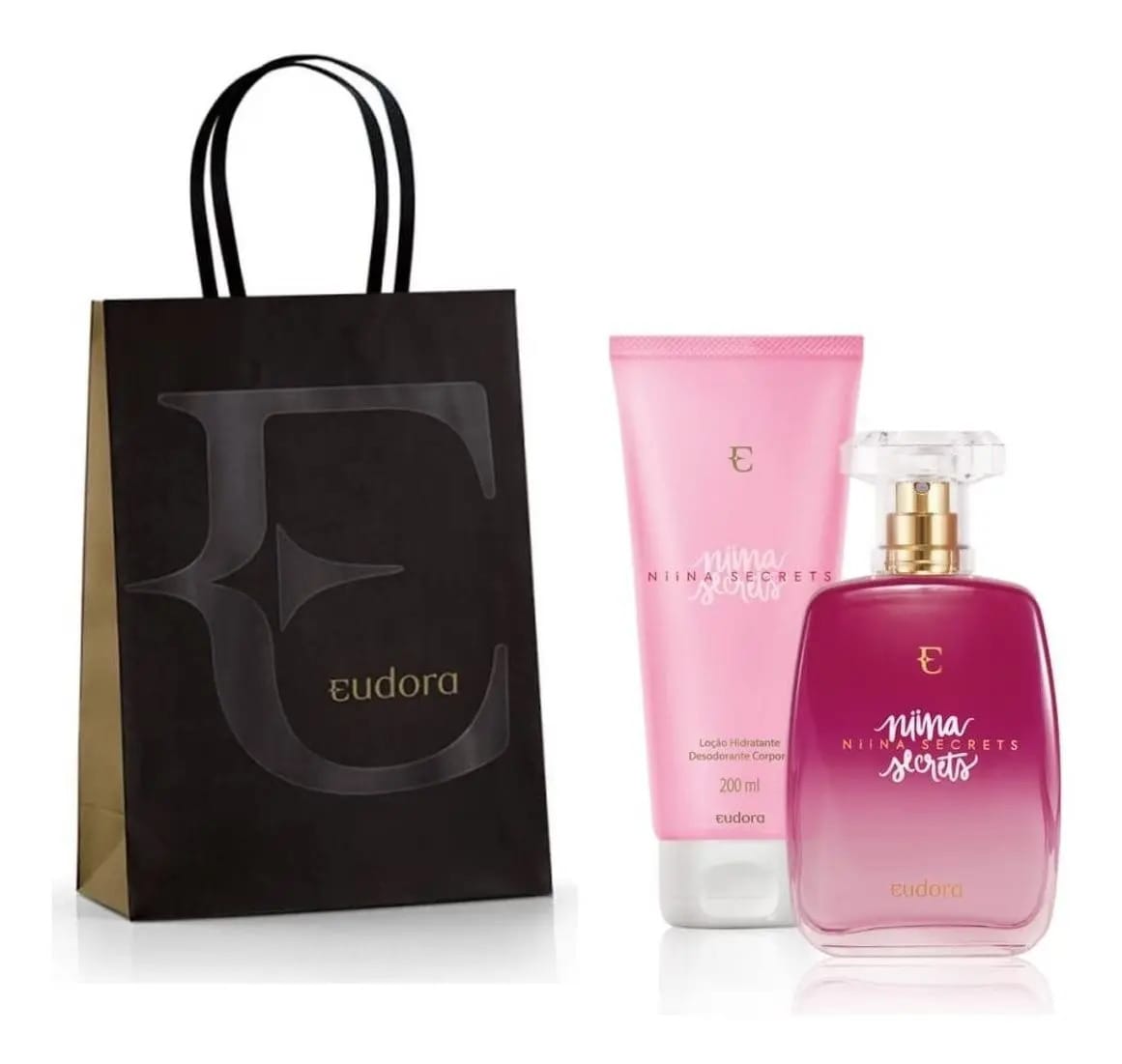 Niina Secrets Eudora Perfume E Loção Hidratante Presente