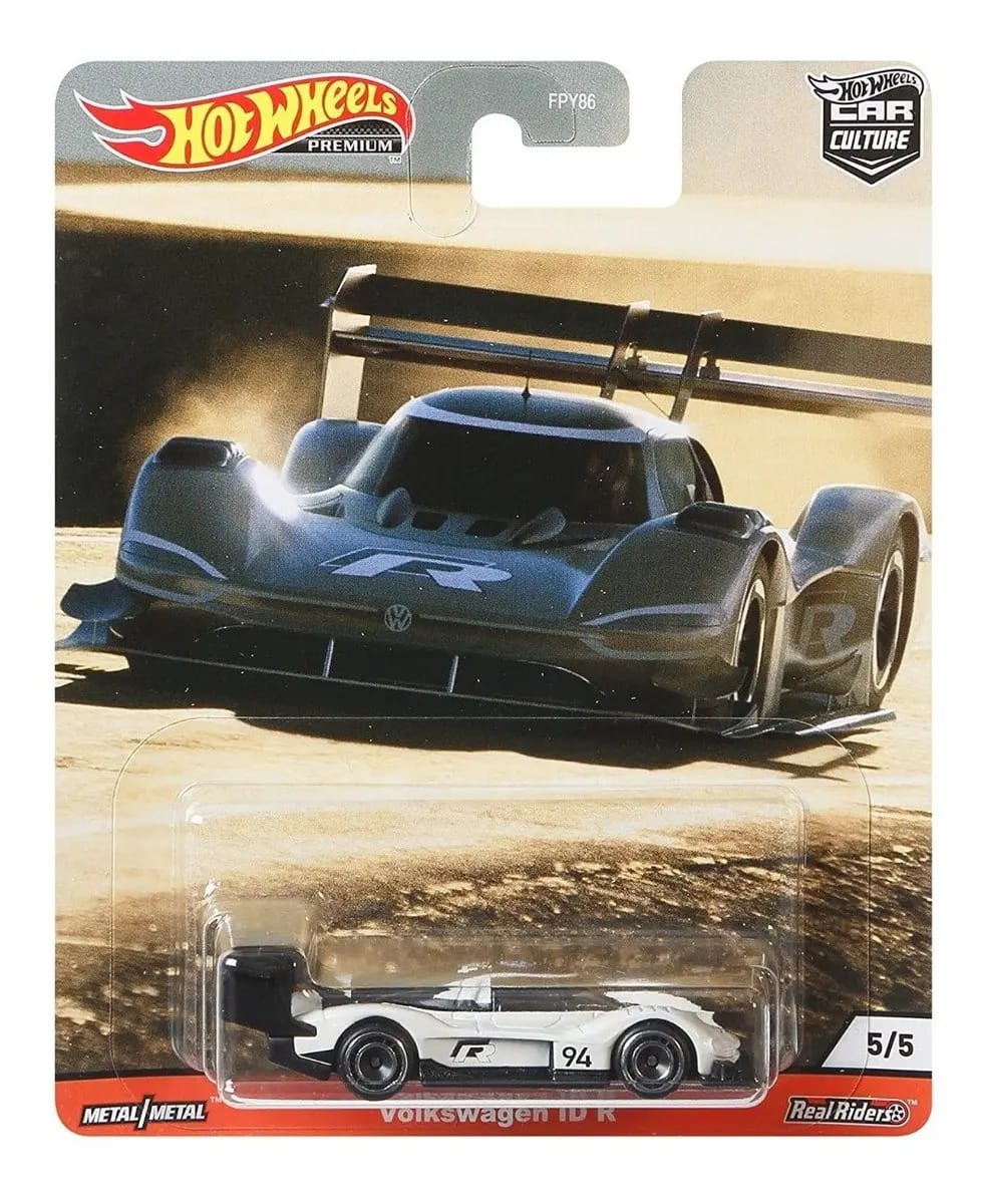 Hot Wheels Premium Volkswagen Id R Car Culture 1:64 Branco