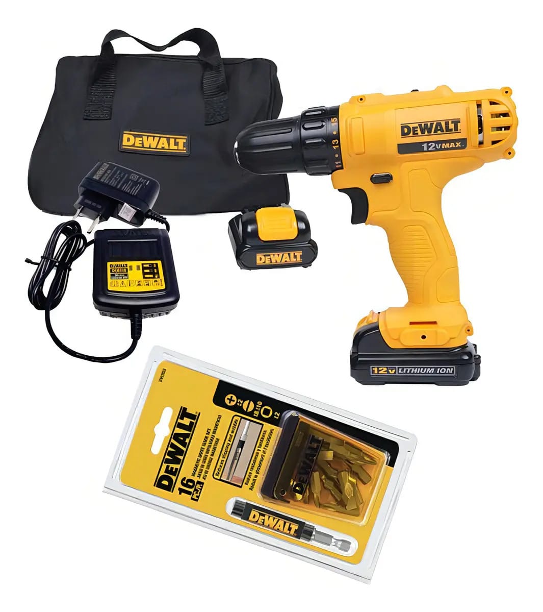 Furadeira Parafusadeira Dewalt Dcd700c2 2 Baterias