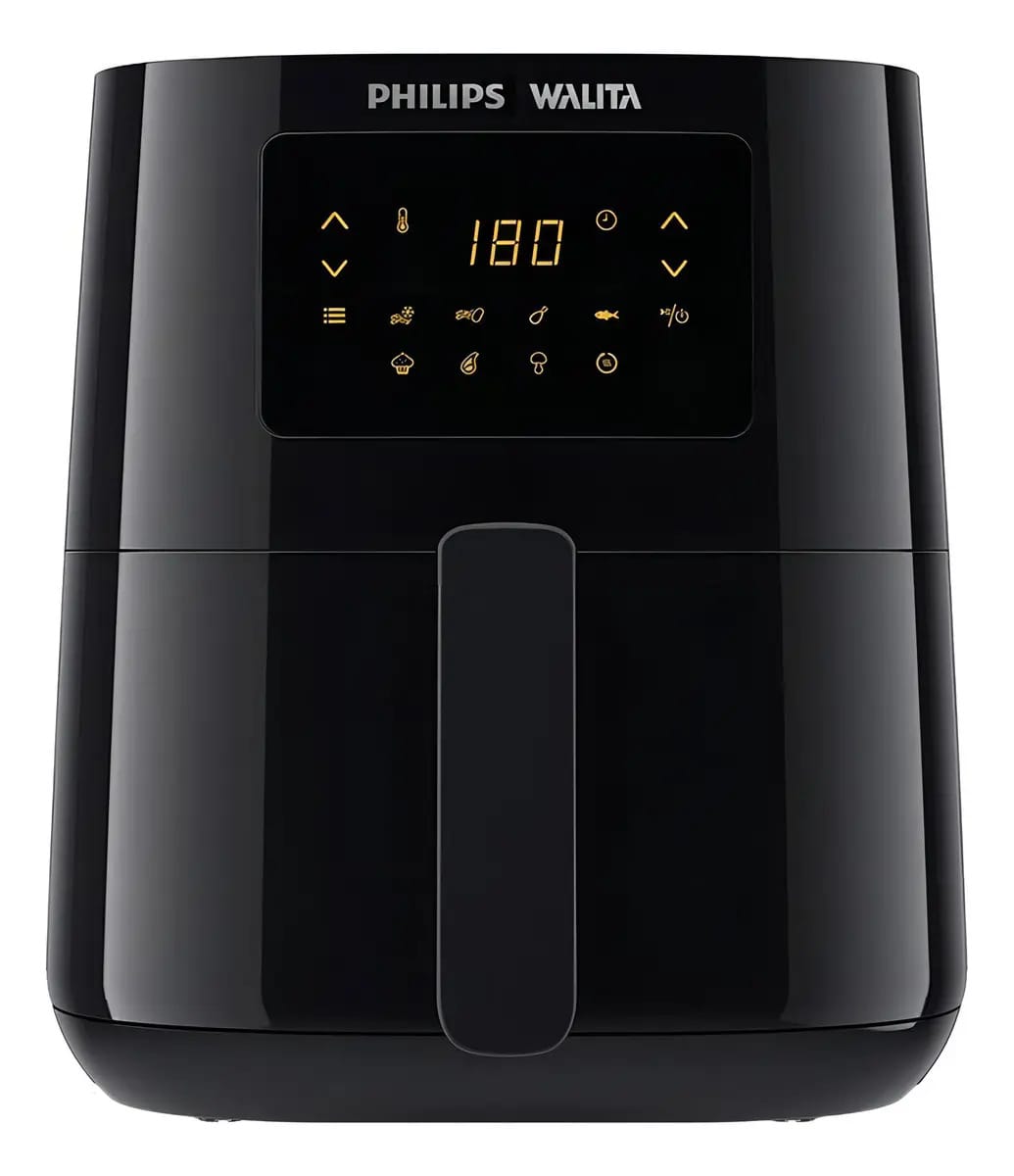 Fritadeira Airfryer Digital Philips Walita 4,1l Ri925 Cor Preto