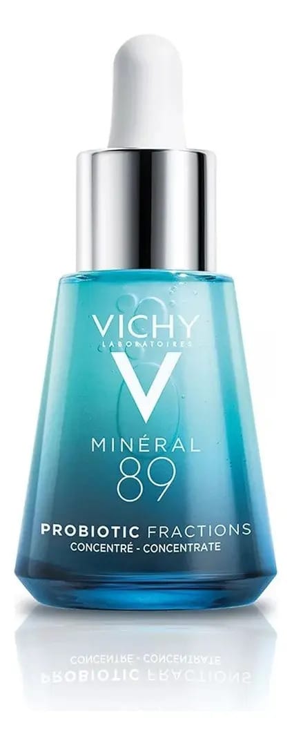 Vichy Mineral Serum 89 Probiótico para Reparação da Pele Estressada Tempo de Aplicação Dia/Noite Tipo de pele Todos os tipos de pele