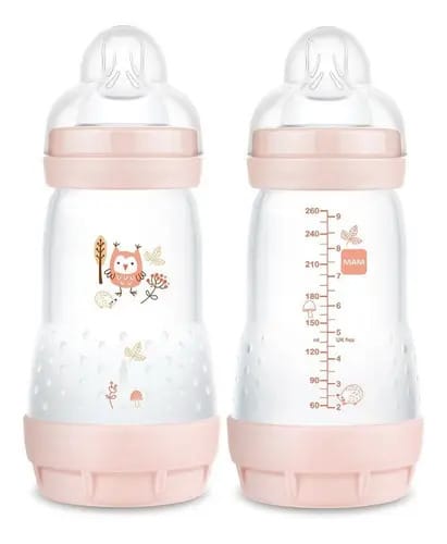 Garrafa anticólica Mam Easy Start - Frascos anticólica rosa