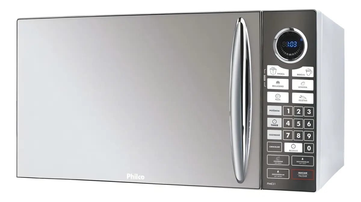 Micro-ondas Philco PME31 prata 30L