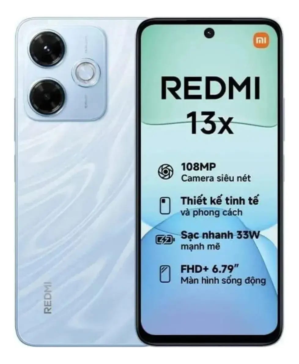Xiaomi Redmi 13x Dual Sim 256gb 8gb Ram 2025 Cor Azul