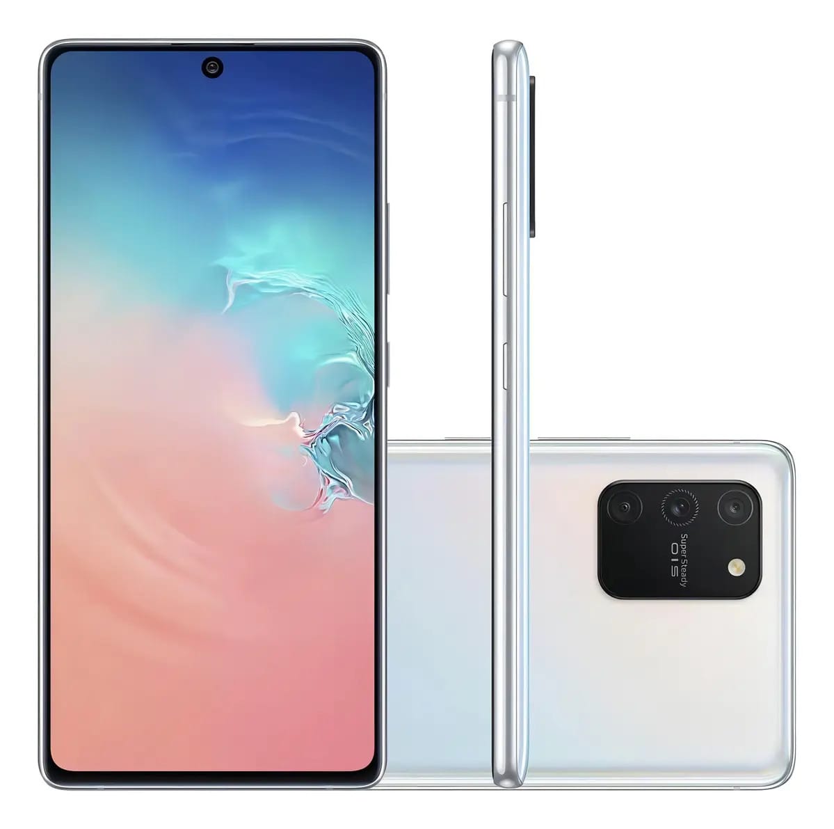 Smartphone Samsung Galaxy S10 Lite Tela 6.7 128gb 6gb Ram Cor Branco