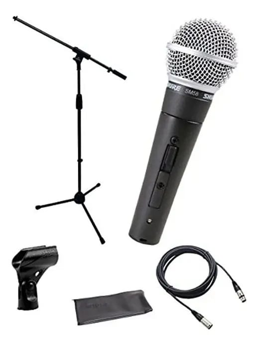 Shure Sm58-s Microfone Preto