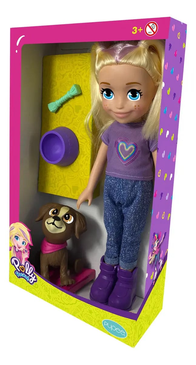 Polly Cuidando Do Seu Pet - Polly Pocket - Mattel