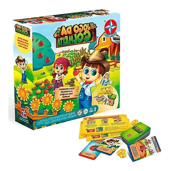 Jogo Da Colheita Fazenda Infantil Educativo Cartas Estrela