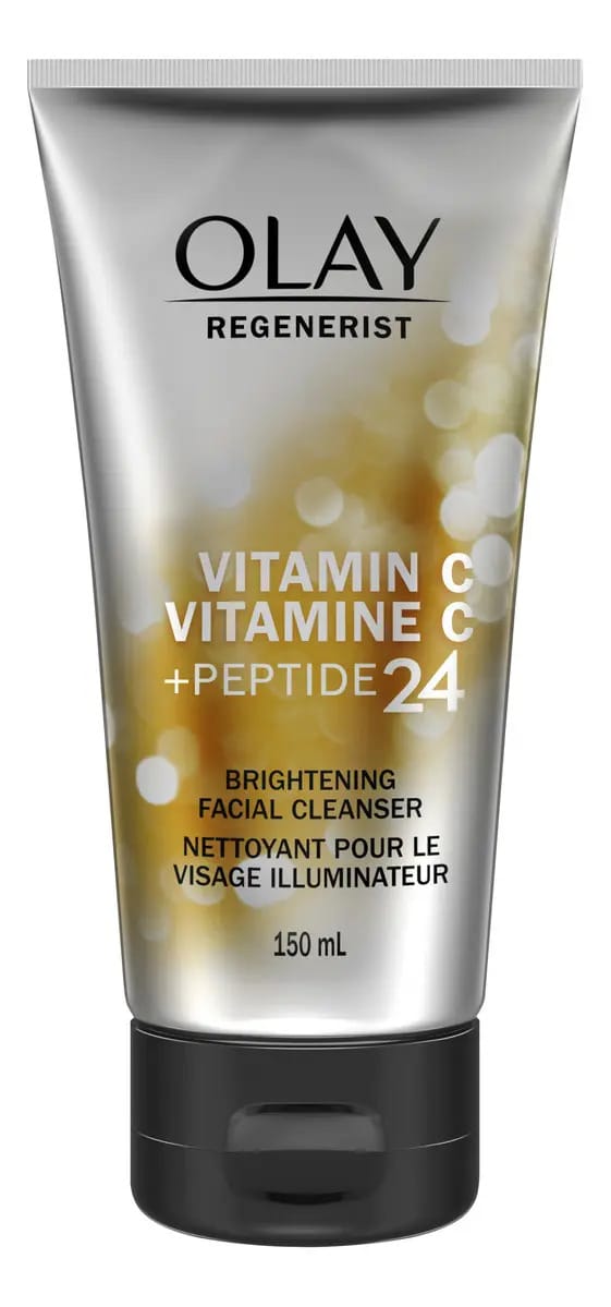 Limpador esfoliante Olay Regenerist Vitamin C + Peptide 24 150 ml 5 fl oz Limpador esfoliante Olay Regenerist Vitamin C + Peptide 24