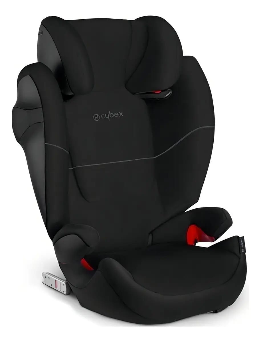 Cadeirinha de bebê Cybex Silver Solution M-Fix preta pura