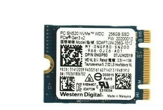 Hd Ssd Wd Pc Sn520 M2 Nvme Mini 256gb Sdaptuw-256g-1012 Leia Descrição Verde