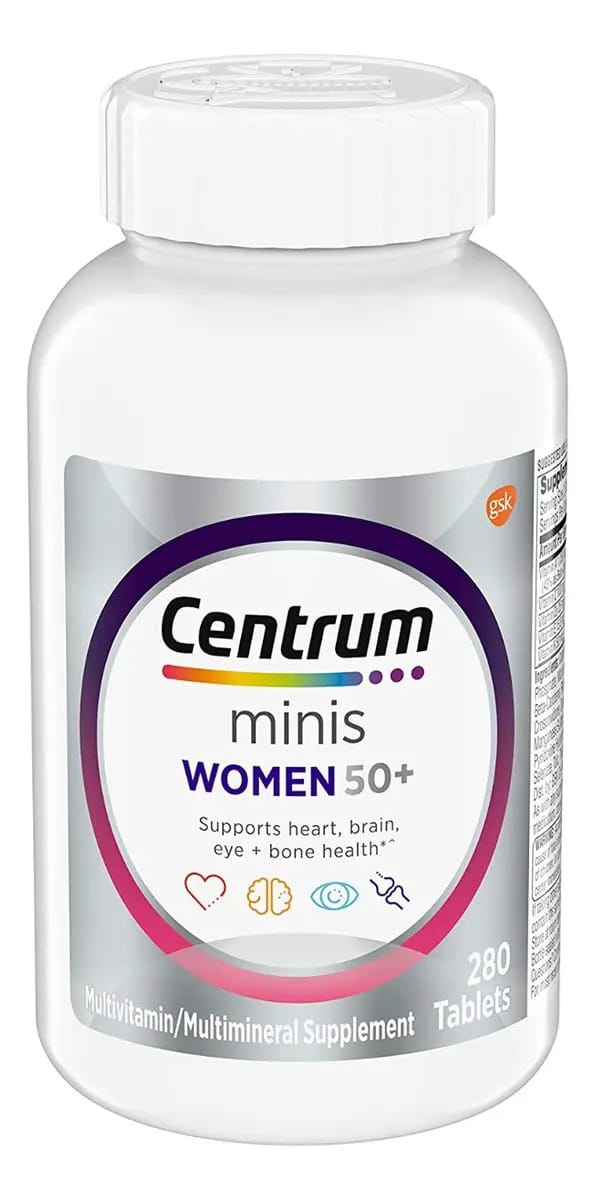 Centrum Minis Mulher 50+ Suplemento Alimentar 280un Sabor Sem Sabor