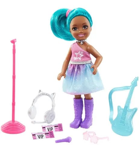 Barbie Chelsea Profissões - Pop Star - Mattel Gtn89