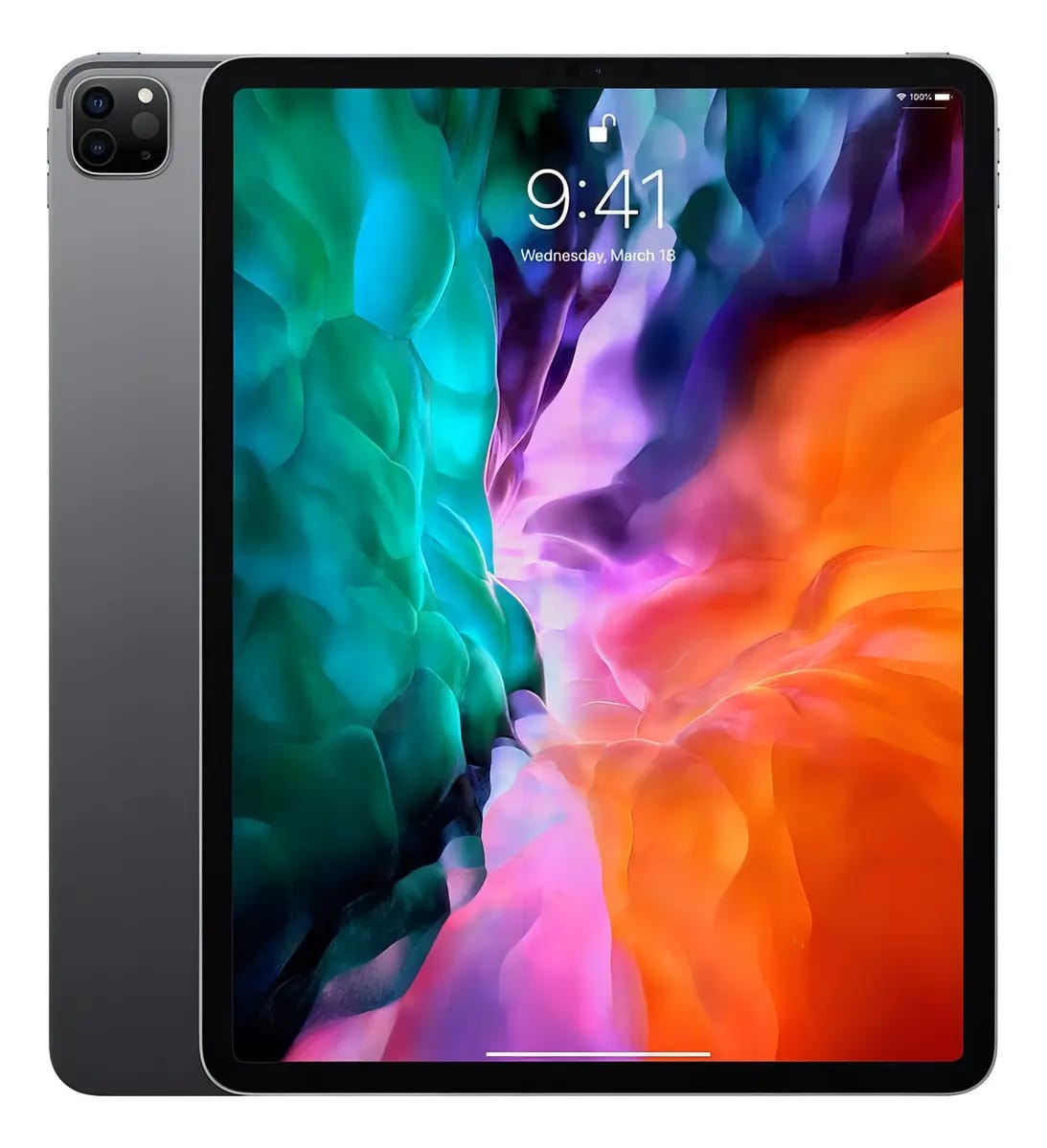 iPad Pro 4th generation 2020 A2069 12.9" com rede móvel 512GB cinza-espacial 6GB de memoria RAM