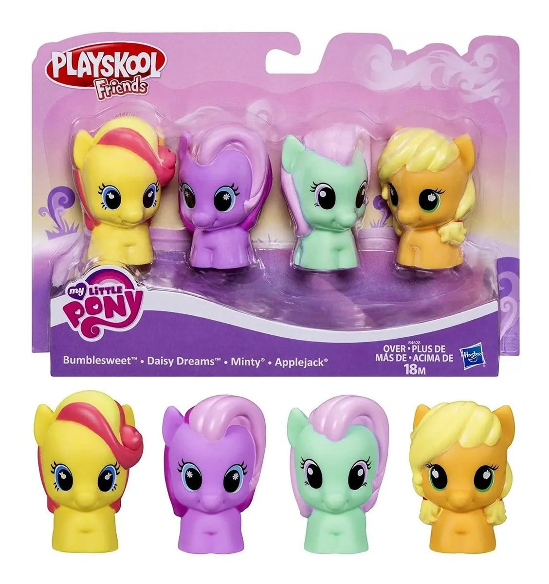 Brinquedo 4 Mini Figuras My Little Pony - Playskool - Hasbro