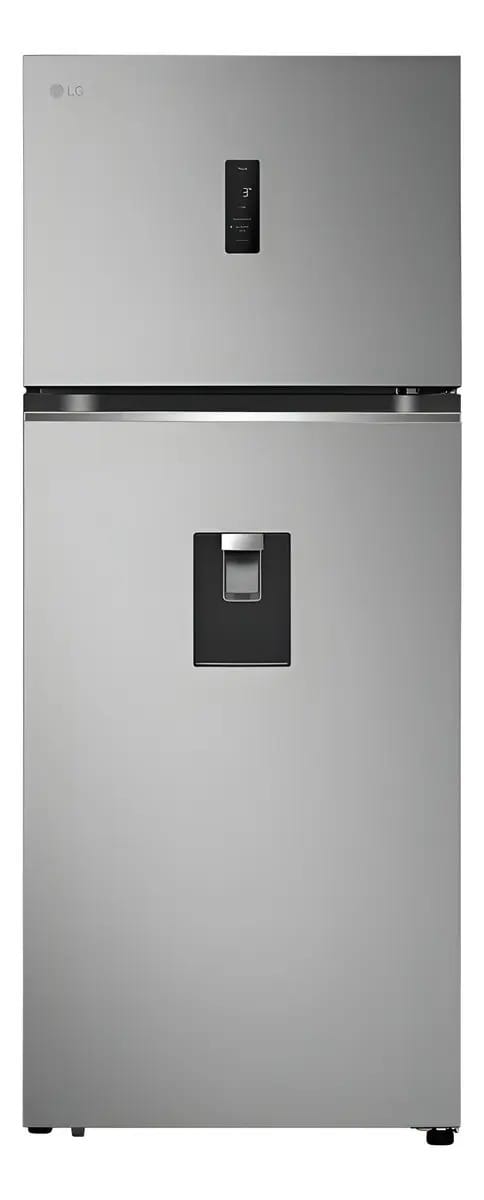 Geladeira LG VT40apy 383lt Dispensador Inversor Cinza Prateado
