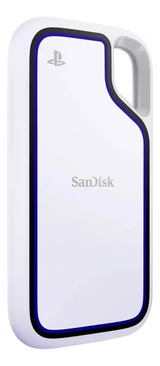 Ssd Externo Portátil Sandisk Extreme Para Playstation 5 E P Cor Branco