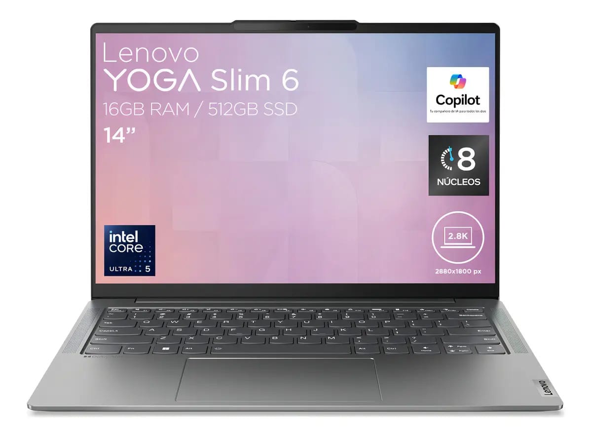 Lenovo Yoga Slim Intel Ci5-13420H 16GB RAM 512GB Storm grey