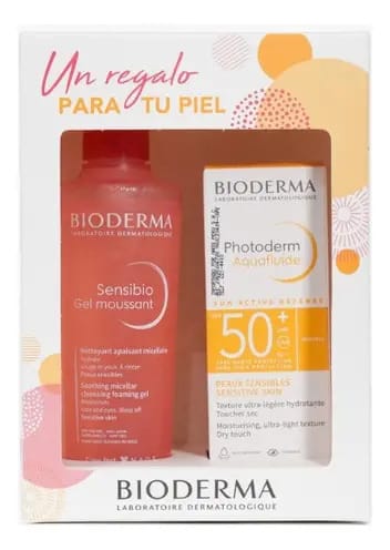 Gel Bioderma Sensibio Moussant+fluido aquafluido neutro Photoderm