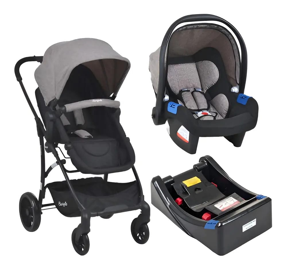 Carrinho Bebe Travel System Burigotto Convert Capuccino Base