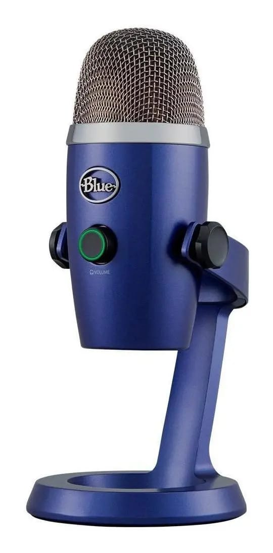 Microfone Condensador Usb Blue Yeti Nano - Azul Cor Azul-marinho