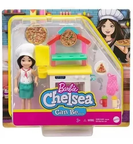 Pizzaiola Barbie Chelsea Profissões - Mattel Gtr88-gtn63