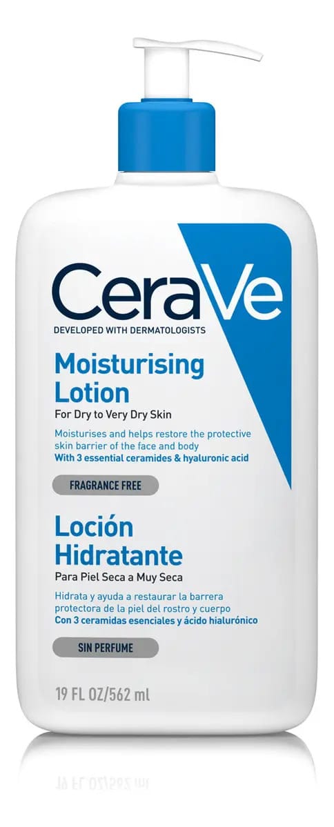 Loção corporal hidratante Cerave Cerave em frasco com bomba neutra de 562ml/0,629kg