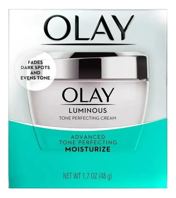Olay Luminous Tone Perfecting Cream Hidratante facial 48g Horário de aplicação Dia/Noite Tipo de pele Todos os tipos de pele