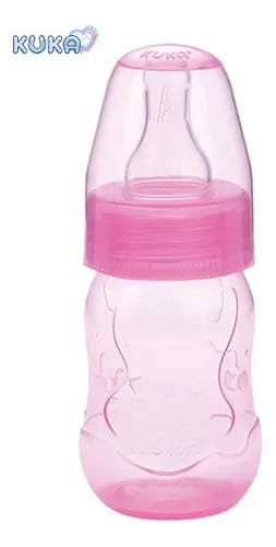 Mamadeira Kuka Redondo - 70ml - Aquarela Rosa