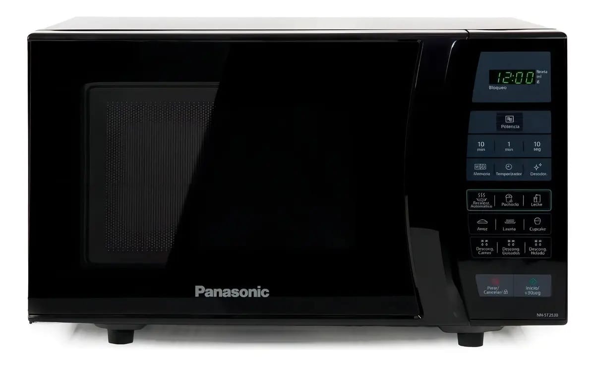 Micro-ondas Panasonic NN-ST25J preto 20L