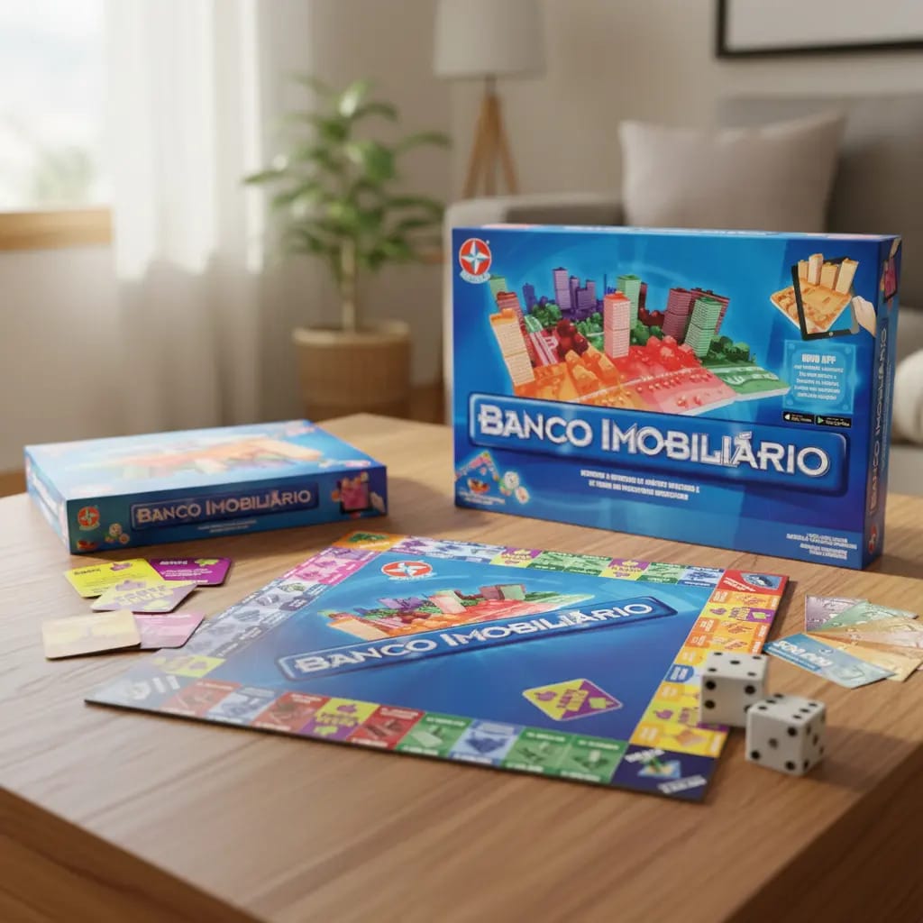 Jogo Tabuleiro Banco Imobiliário Realidade Aumentada Estrela